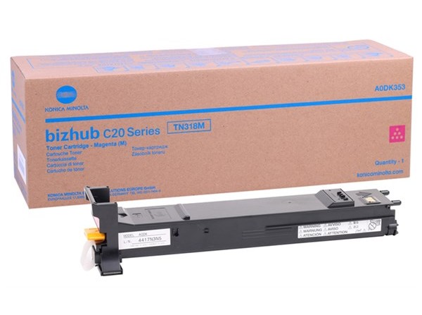 Konica Minolta TN-318 Orjinal Kırmızı Toner C20 C30 C30 (A0DK353)